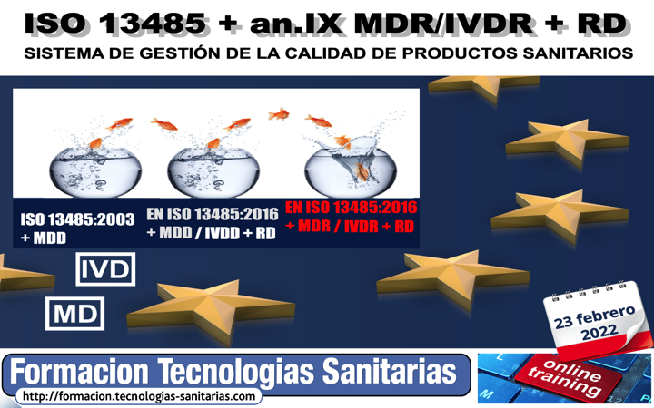 2202T - EN ISO 13485 Y REQUISITOS MDR-IVDR ANEXO IX